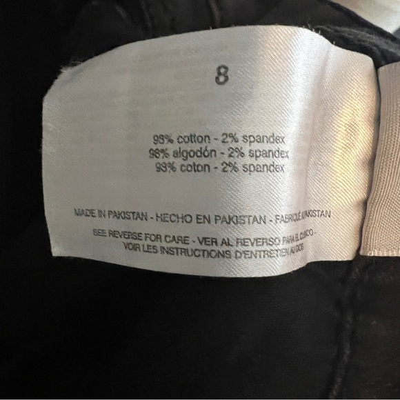 Social Standard by Sanctuary Jeans Women's Size 8 Camo Black Ankle Skinny - Picture 6 of 12